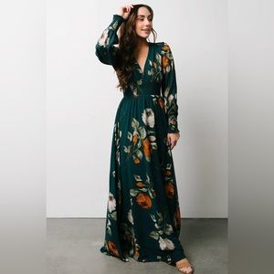 Baltic Born Olivia Maxi Dress in Deep Topaz Floral
